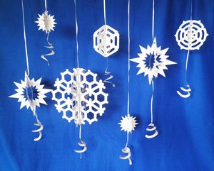 Flocos de Neve para Pendurar